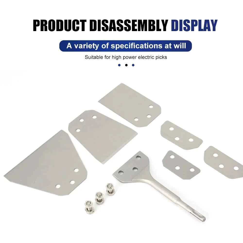 SDS Plus Heavy Duty Floor Scraper | Replaceable Scaling Chisel for Tile, Adhesive & Concrete Removal