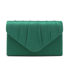 Silver Envelope Velvet Clutch by Snagg It Purses