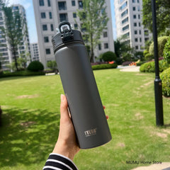 600ml/750ml High Performance Thermal Flask | Integrated Straw & All-Day Insulation