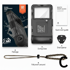 Universal Waterproof Phone Case – IP68 Rated 15m/50ft by Snagg A Phone Case