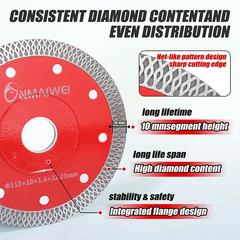 Professional Vacuum Brazed Diamond Drilling & Cutting Kit | M14 Thread Core Bits & Saw Blade Set