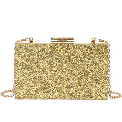 Multicolor Acrylic Geometric Box Clutch by Snagg It Purses