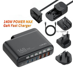 140W Fast Charger Type C Digital Display by Snagg A Charging Station