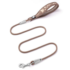 Floral Printing Pet Leash – Padded Handle & Reflective Safety by Snagg A Leash