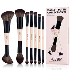 15 Piece Luxury Amethyst Professional Brush Collection – Vegan Precision Set