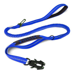 Bungee Dog Leash with Car Seatbelt – Heavy-Duty Reflective No-Pull Tactical Lead for Large Dogs