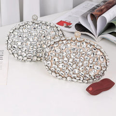 Luxury Crystal Diamond Evening Clutch by Snagg It Purses