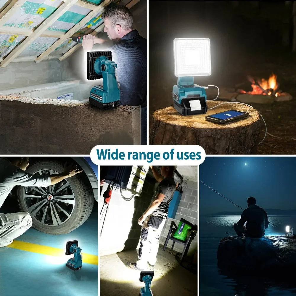 15W cordless LED work light for Makita 18V batteries – image 6