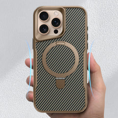 Carbon Fibre Pattern Magsafe phone case for iPhone 16 Series by Snagg A Phone Case