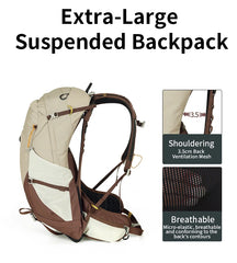 Waterproof Hiking Daypack with Rain Cover – Lightweight Travel & Camping Backpack for Men & Women