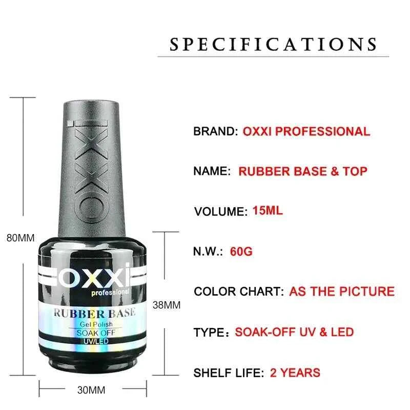 Professional 15ml Rubber Base & No-Wipe Shiny Top Coat Duo – High Performance Semi-Permanent Gel System