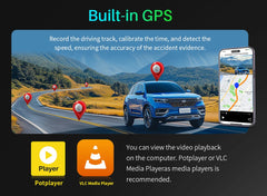 AI ISP 4K Dual Dash Cam | Sony Starvis Color Night Vision & GPS