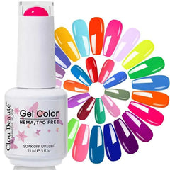 Professional 15ml HEMA & TPO-Free Gel Polish – High-Performance Semi-Permanent Varnish for Sensitive Skin