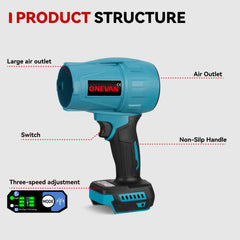 3500W Turbo Brushless Blower - SnaggIt
