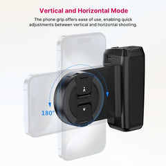 MagSafe Bluetooth Shutter Smartphone Camera Handle Grip Selfie Stablizer by Snagg A Phone Holder