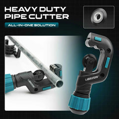 Copper tube cutter with deburring tool and spare blade – image 2