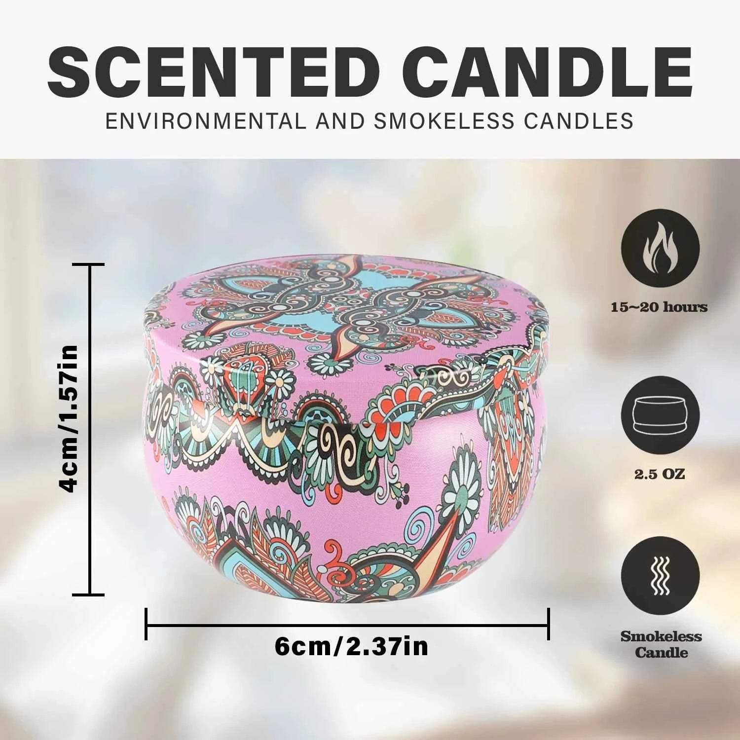 24 Packs of Chinese Classical Scented Candles