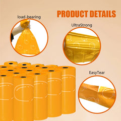 EPI Photodegradable Orange Scented Waste Bags | High-Utility Leak-Proof Kit