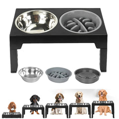 Elevated Dog Feeder with Adjustable Raised Stand by Snagg A Feeder