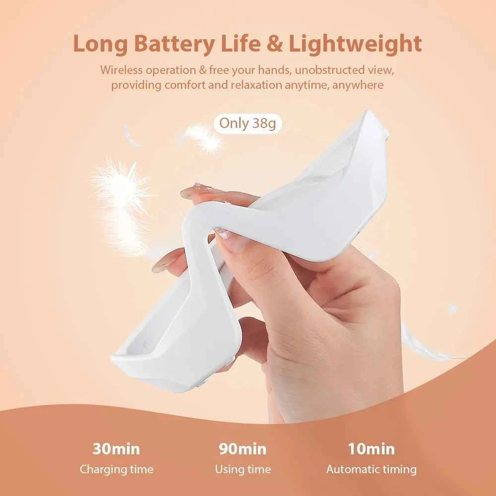 3D EMS Eye Massager Glasses – Red Light Anti Fatigue Eye Care Device