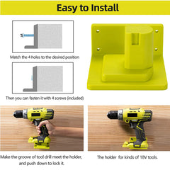 5 to 20PCS Set Heavy Duty Tool Holders Compatible with Ryobi 18V Systems