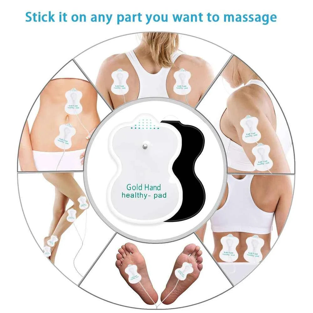 Reusable TENS EMS Electrode Pads – Conductive Gel Therapy Patches