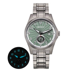 BERNY Titanium Automatic Watch – Fluororubber Strap | Seagull ST1731 | 10ATM Waterproof - SnaggIt