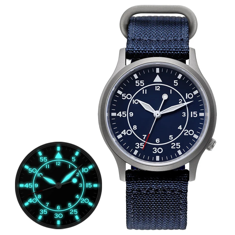 Titanium Quartz Watch – Rugged Elegance by Snagg A Watch