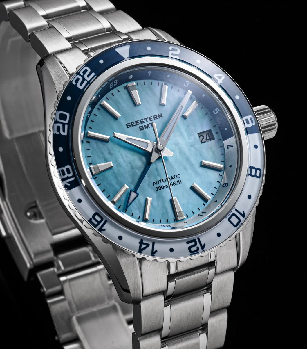 Automatic GMT Diver Watch – NH34 Movement | Sapphire Crystal | 20BAR Water Resistant | Dual Time Travel Edition - Men’s