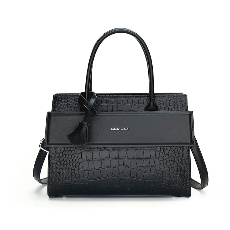 PU Leather Shoulder Tote by Snagg It Purses