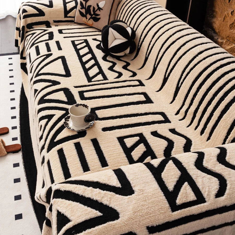 Bohemian Sofa Protector – Vintage Comfort & Pet-Friendly Design by Snagg A Sofa Cover