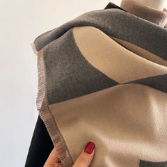 Luxury Double Sided Winter Scarf for Women
