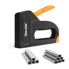Light Duty Staple Gun for Wood – Upholstery, Crafts & DIY Home Projects + 1200 JT21 Staples