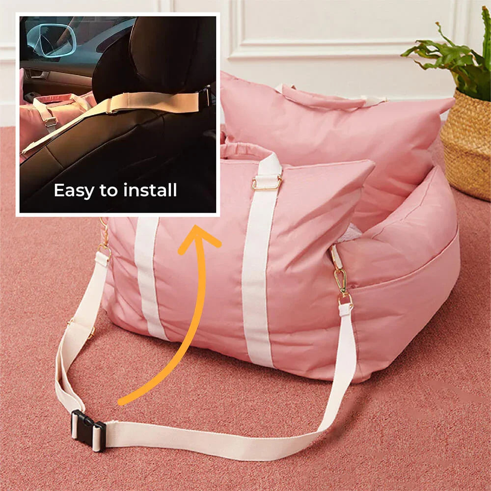 Waterproof Dog Car Seat Bed by Snagg A Pet Seat