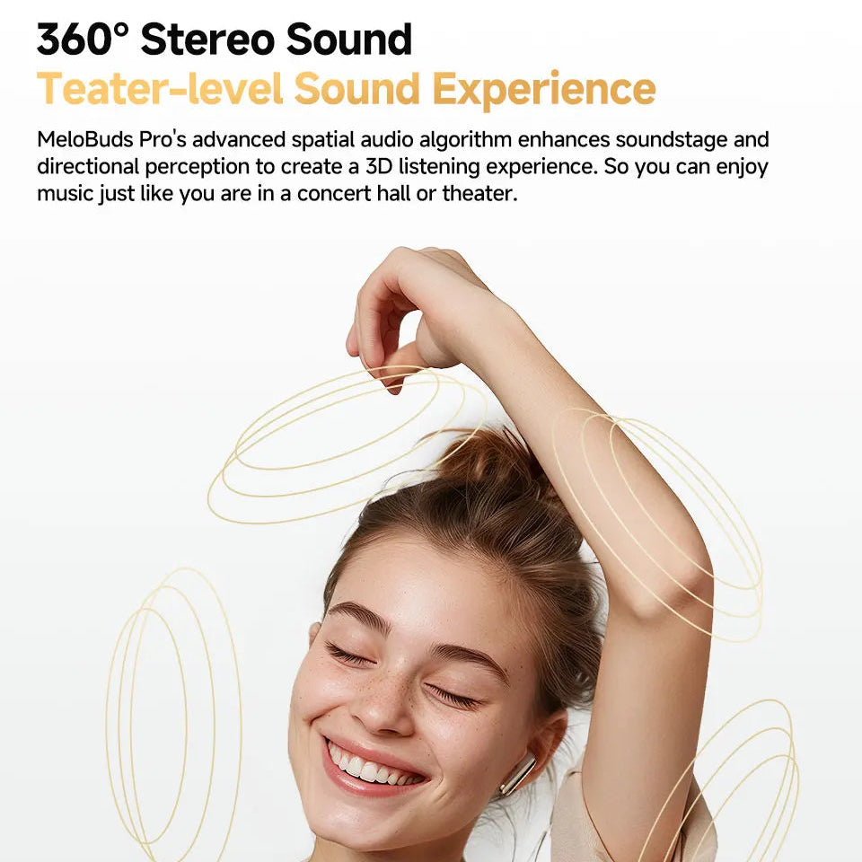 Wireless ANC Earbuds | Bluetooth 5.3 In-Ear Headphones with 6 Mic & Hi-Res Audio (34H Playtime) by Snagg An EarBud