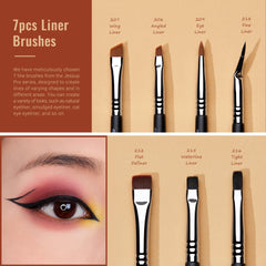 28 Piece Professional Eye Makeup Brush Set