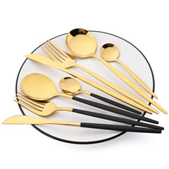 48pcs Stainless Steel Cutlery Set by Snagg A Dinnerware