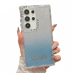 3 in 1 Clear Gradient Glitter Case For Samsung Galaxy S25 Series by Snagg A Phone Case