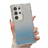 3 in 1 Clear Gradient Glitter Case For Samsung Galaxy S25 Series by Snagg A Phone Case