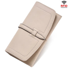 Genuine Leather RFID Long Wallet by Snagg It Wallet