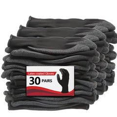 30 Pair Pleated Latex Coated Gloves by Snagg A Gloves