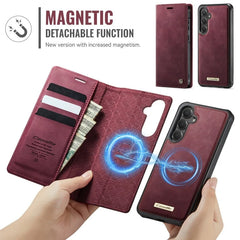 Magnetic Leather Wireless Charging Wallet Case – Samsung Galaxy S23 Series