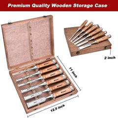 6-Piece Wood Chisel Set - SnaggIt