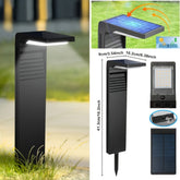 2 Pack Adjustable Warm/Cool White LED Solar Path Lights by Snagg An Outdoor Light