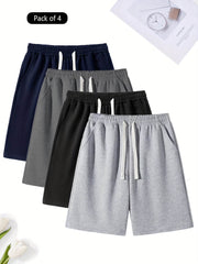 4pcs Men’s Summer Athletic Shorts - SnaggIt