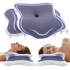 Adjustable Cervical Neck Pillow – Butterfly Design by Snagg A Pillow