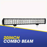 50.8cm LED Light Bar Slim Dual Row Flood Spot Combo 4X4 Offroad Without Battery - 20’’ - Exterior Accessories