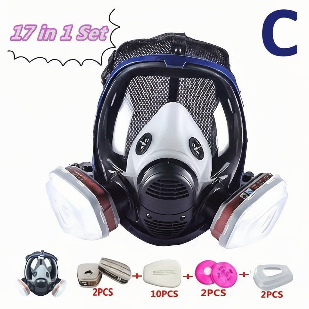 Silicone Full Face Respirator Mask by Snagg A Face Mask
