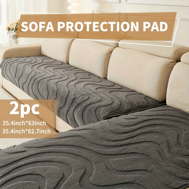 2pcs Bohemian Modern Wave Sofa Cushion Cover Set by Snagg A Sofa Cover
