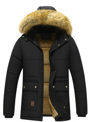 Men’s Heavy-Duty Winter Jacket with Detachable Hood by Snagg A Jacket